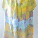 One of Lynn Nadens handpainted silk art works from her July show at Ptarmigan Arts. (Photo provided)