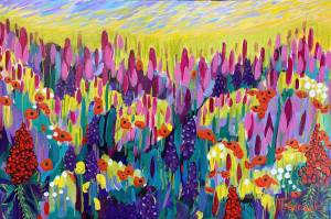 One of the paintings from Theresa Gonzalez' July show at Art Shop Gallery. (Photo provided)