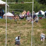 Morgan Ashcraft sets the state and Homer record of 17 feet in the womens weight-for-height event at the Kachemak Bay Highland Games on Saturday, July 2, 2022, at Karen Hornaday Park in Homer, Alaska. (Photo by Michael Armstrong)