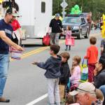 2022 Alaska State Senate candidate Jesse Bjorkman hands out candy during the 65th annual Soldotna Progress Days Parade on Saturday, July 23, 2022, in Soldotna, Alaska. (Ashlyn OHara/Peninsula Clarion)