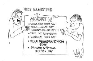 Michael O'Meara's cartoon for Aug. 8, 2022.
