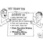 Michael OMearas cartoon for Aug. 11, 2022.