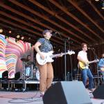 The Jangle Bees perform at Salmonfest on Friday, Aug. 5, 2022. (Camille Botello/Peninsula Clarion)
