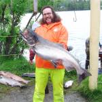 Photo by Ken Gates 
Some great examples of genetic diversity with Kenai River king salmon populations.