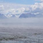 Fog rolls over Mud Bay on Monday, Aug. 29, 2022, in Homer, Alaska. (Photo by Michael Armstrong/Homer News)