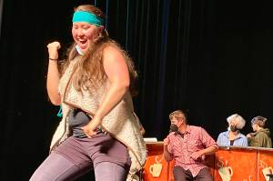 Soniyae Stephens Reid rehearses for "Dance Moves," one of the Alaska World Arts Festival events for the festival starting Friday. (Photo provided)