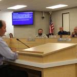Mike Navarre testifies before the Kenai Peninsula Borough Assembly on Tuesday, Sept. 6, 2022, in Soldotna, Alaska. (Ashlyn OHara/Peninsula Clarion)