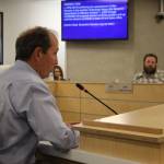 Mike Navarre testifies before the Kenai Peninsula Borough Assembly on Tuesday, Sept. 6, 2022, in Soldotna, Alaska. (Ashlyn OHara/Peninsula Clarion)
