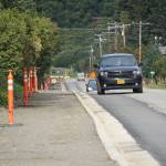 Work on a new sidewalk and widening of the street is almost done on Main Street north of Pioneer Avenue on Tuesday, Sept. 13, 2022, in Homer, Alaska. (Photo by Michael Armstrong/Homer News)