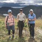 Jaimie Musen and visitors on a Skyline Trail guided hike after a rainstorm. (Photo courtesy of USFWS)