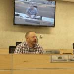 Kenai Peninsula Borough Assembly member Tyson Cox speaks during a special assembly meeting on Sunday, Sept. 11, 2022, in Soldotna, Alaska. (Ashlyn OHara/Peninsula Clarion)
