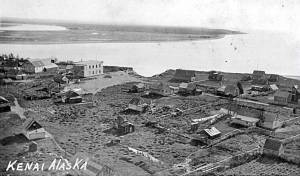 Photo courtesy of the Kenai Historical Society
This is how Kenai appeared in about 1919, when Bill Dawson was running a general store in the village.