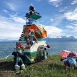 Campers by Abigail Kokai on display at Homer Council on the Arts.