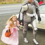 Photo by Sarah Knapp/Homer News file 
A princess and her knight in shining armor trick-or-treat on Bayview Avenue on Sunday, Oct. 31, 2021.