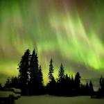 The northern lights shine early on Thursday, Nov. 3, 2022, as seen from north of Homer, Alaska. (Photo by Callie Steinberg/Homer News)