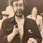 Lance Petersen directs The Music Man in a Pier One production of the 1970s. (Photo provided)