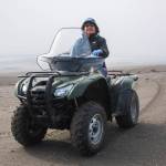 Diana Kaplan at fish camp.