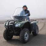 Diana Kaplan at fish camp.