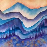 Jean Steeles watercolor is on display at Ptarmigan Arts through December. (Photo provided)