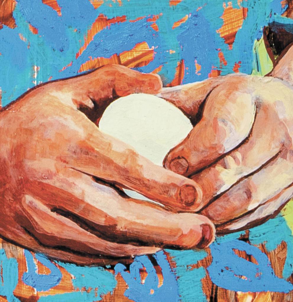 Photo provided
Fragility Misunderstood, an oil on panel painting by Brianna Allen, is part of the Mother exhibit on display at Bunnell through December.