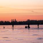 Sunset skate
Skaters catch the last rays of the sun on Beluga Lake on Tuesday, Nov. 29, 2022, in Homer, Alaska. (Photo by Michael Armstrong/Homer News)