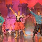 Photo by Sally Oberstein
Dayus Geysbeek, Talli Dalke and Lance Seneff rehearse the Russian dancers scene in the Homer Nutcracker Ballet on Sunday, Nov. 27, 2022, at the Mariner Theatre in Homer, Alaska.
