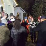 Homer High School Choir performance on Thursday, Dec. 1, 2022 at the Homer Chamber of Commerce in Homer. (Photo by Charlie Menke / Homer News)