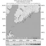 This map shows the location of a magnitude 4.5 earthquake that hit about 100 miles southeast of Homer, Alaska, near Nuka Island in the Gulf of Alaska. The map also shows the intensity of the quake as reported by observers. (Map by U.S. Geological Survey)