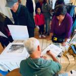 Tom Crestodina signing books at Gig Harbor Bookshop in Washington in November. (Photo provided)