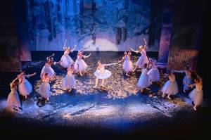 Photo by Christopher Kincaid/Courtesy Homer Nutcracker Productions
Dancers perform on Friday, Dec. 2, 2022, for the Homer Nutcracker Ballet held at the Mariner Theatre in Homer, Alaska.