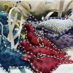 Photo provided 
Salmon leather soft sculpted seals by June Pardue.