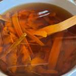 June Pardues fish skins in tanning baths of birch and willow bark. (Photo provided)