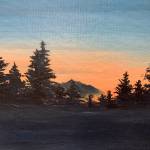 Sunset from Lookout Mountain by Leah Dunn. (Photo by Christina Whiting)