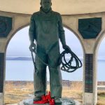 Seafarer's Memorial, Jan. 31, 2023, in Homer, Alaska. (Photo by Christina Whiting/Homer News)
