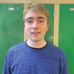 Photo courtesy Homer High School yearbook staff
Lliam Boss-Harmon outside of Physics class at Homer High School.