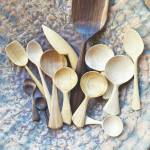 Photo provided by Willow Q. Jones/courtesy
Hand carved wooden spoons made by Willow Q. Jones in her home studio, 2021.