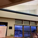 Water drips from the ceiling and puddles on bookshelves in the Homer High School library on Monday, Jan. 23, 2023 in Homer, Alaska. Photo courtesy of Deb Curtis