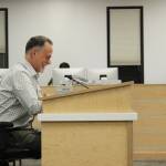 Kenai Peninsula Borough Mayor-elect Peter Micciche testifies before the Kenai Peninsula Borough Assembly during a meeting on Tuesday, Feb. 21, 2022 in Soldotna, Alaska. (Ashlyn O'Hara/Peninsula Clarion)