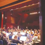 Community Link Up Concert at Homer High School Theater with elementary students and Kenai Peninsula Orchestra on Saturday. (Photo by Christopher Kincaid/courtesy)