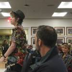 Soldotna High School senior Josiah Burton testifies in opposition to the proposed cut of Kenai Peninsula Borough School District theater technicians while audience members look on during a board of education meeting on Monday, March 6, 2023, in Soldotna, Alaska. (Ashlyn OHara/Peninsula Clarion)
