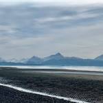 A moderate low tide at Mariner Park Beach on Sunday. (Photo by Christina Whiting/Homer News)