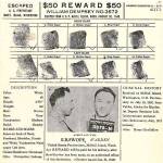 After William Dempsey escaped from the federal penitentiary on McNeil Island, Wash., in 1940, this informational reward poster was issued by the prison warden.