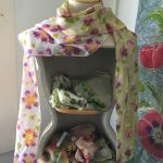 Haboti silk and silk crepe de chine scarves by Lynn Naden, who will be participating in Ready Set Art fundraiser for Ptarmigan Arts. (Photo courtesy Lynn Naden)