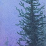 Watercolor painting Hawk Owl by Gary Lyon, who is organizing and participating in the Ready Set Art fundraiser. (Photo courtsey Gary Lyon)