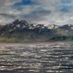 Sawtooth, oil on canvas painted summer 2022 by Jen DePesa, who will be participating in Ready Set Art. (Photo provided by Jen DePesa)