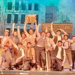Homer High School Concert Choir presented Disneys Newsies: The Musical on March 24 at the Mariner Theater. (Photo by Christina Whiting/Homer News)