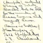 Image courtesy of the University of Alaska Fairbanks archives
After William Dempsey was convicted on two counts of first-degree murder and sentenced to hang in Valdez on Feb. 20, 1920, Judge Charles Bunnell sent a photo of William (viewed in custody and wearing handcuffs, in Seward) to the Cleveland Police Department. He asked them to try to locate Dempseys parents.