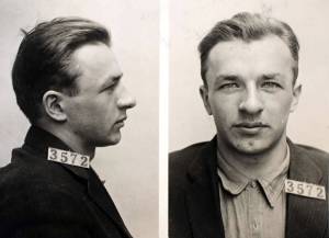 Photo courtesy of the University of Alaska Fairbanks archives
After Pres. Woodrow Wilson commuted his death sentence to life in prison, William Dempsey (inmate #3572) was delivered from Alaska to the federal penitentiary on McNeil Island, Wash. These were his intake photos.