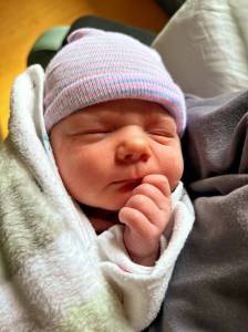 Covy Owen was born on March 23, 2023 to parents Christopher Owen and Joanna Owen of Homer, Alaska.