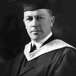 Photo courtesy of the University of Alaska Fairbanks archives
Former district court judge Charles Bunnell went on to become the first president of what is known today as the University of Alaska Fairbanks. Even with his judgeship days behind him, he could not escape the persistent voice of convicted murderer William Dempsey.